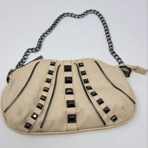 Olivia and Joy Mini Studied Cream Purse